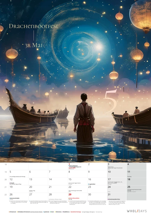 Der wholidays-Kalender 2025 – Mai