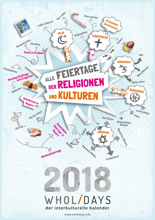 Der Monatskalender 2018 – Deckblatt